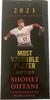 to Shohei Otani Bobblehead MVP Memorial Angels May 2022 Doll stadium [Limited 25,000 pieces] 10, [Baseball distribution] [Item]