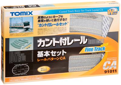 TOMYTEC TOMIX N Gauge Canted Rail Basic Set CA 91011 Railway Model Supplies