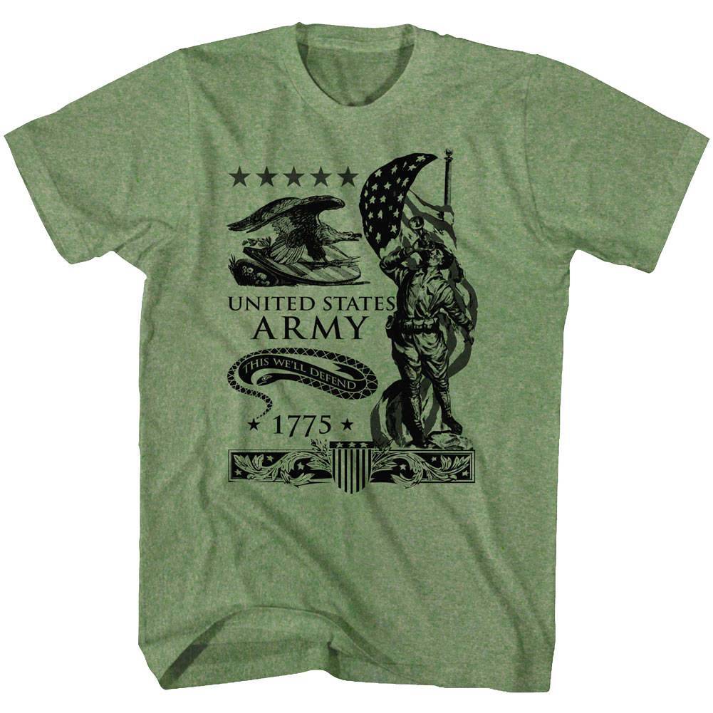 United States of America Army This We ll Defend 1775 Men T Shirt US Military XXXL