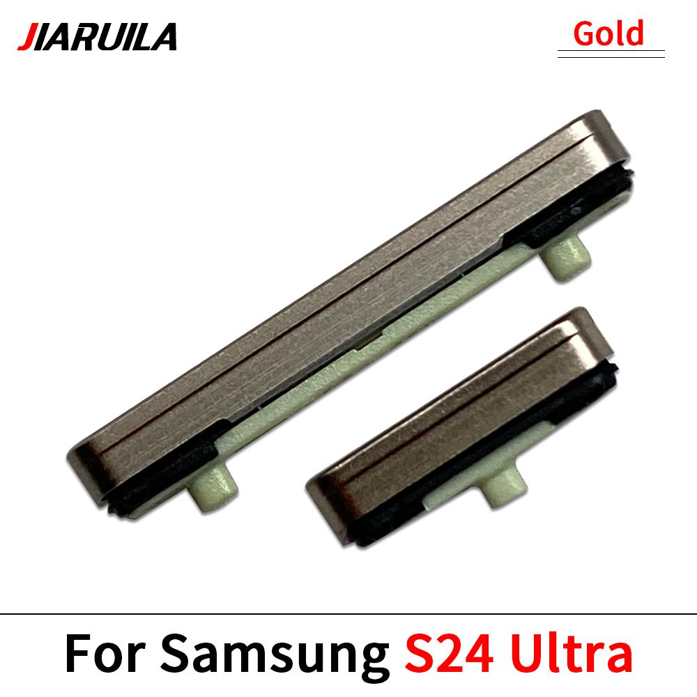 NEW For Samsung S23 / S24 S23 Plus / S24 S23 Ultra Side Volume Button + Power ON / OFF Buttton Key Set Replacement Parts