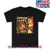 Stray Cats Rumble In Men's Black Size S to 5XL