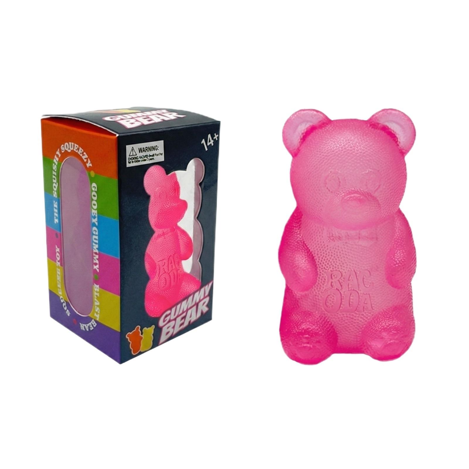 

Gummy Bear Squeeze Toy Stress Relief Squeeze Toy for Adults and Teens Squeeze Toy for Relaxation and Focus Squeeze Toy Gift розовый