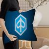 P-Piaggio Logo Pillow Covers Cartoon Sofa Decorative Home Double-sided Printing Short Plush Cute Cushion Cover