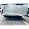 For Toyota Alphard Vellfire 2024 2025 2026 Steel Rear Bumper Lip Trim Body Kit Spoiler Splitter Diffuser Accessories Car Styling