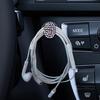 Paste Practical Diamond-encrusted Cute Car Seat Back Hook for Car Interior