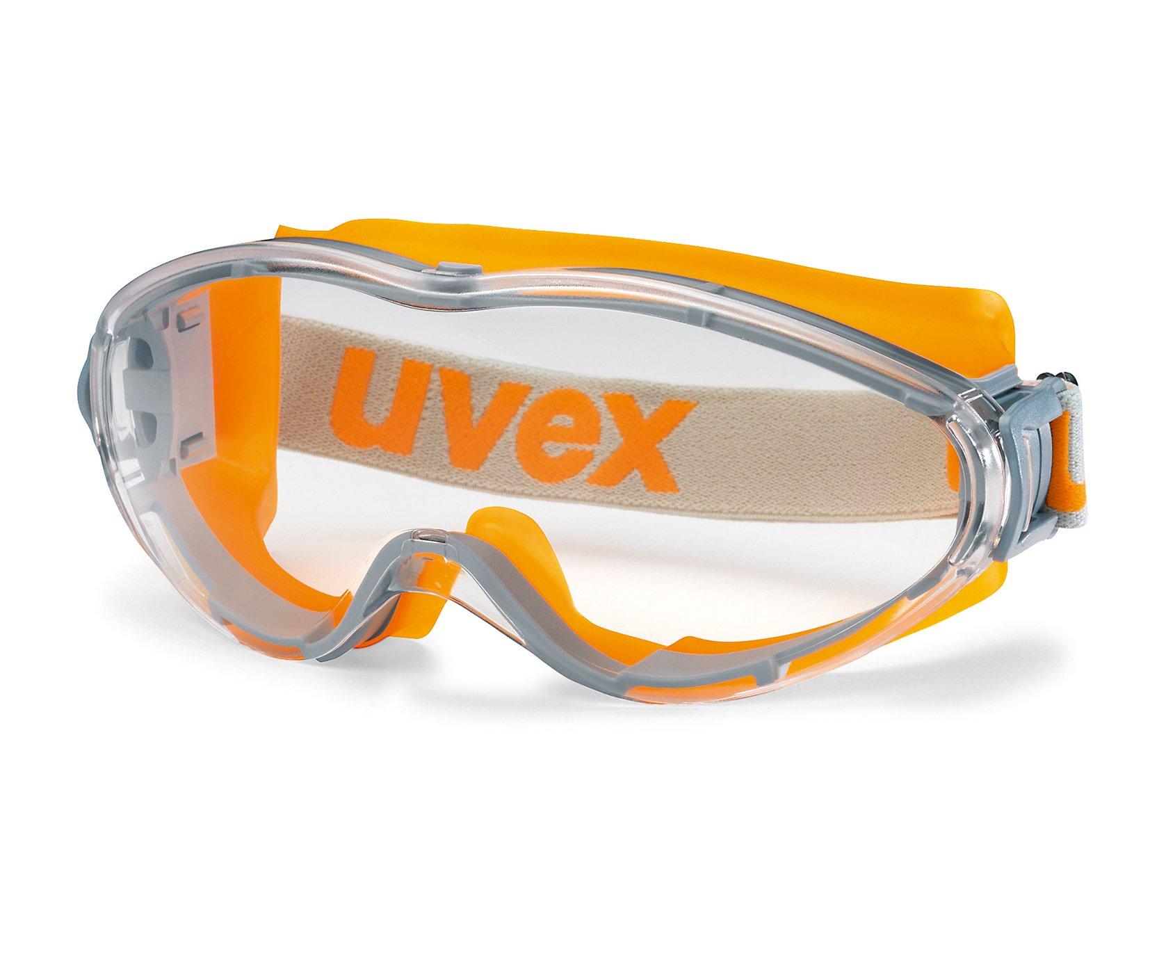 

UVEX Ultrasonic Safety Orange Goggles,