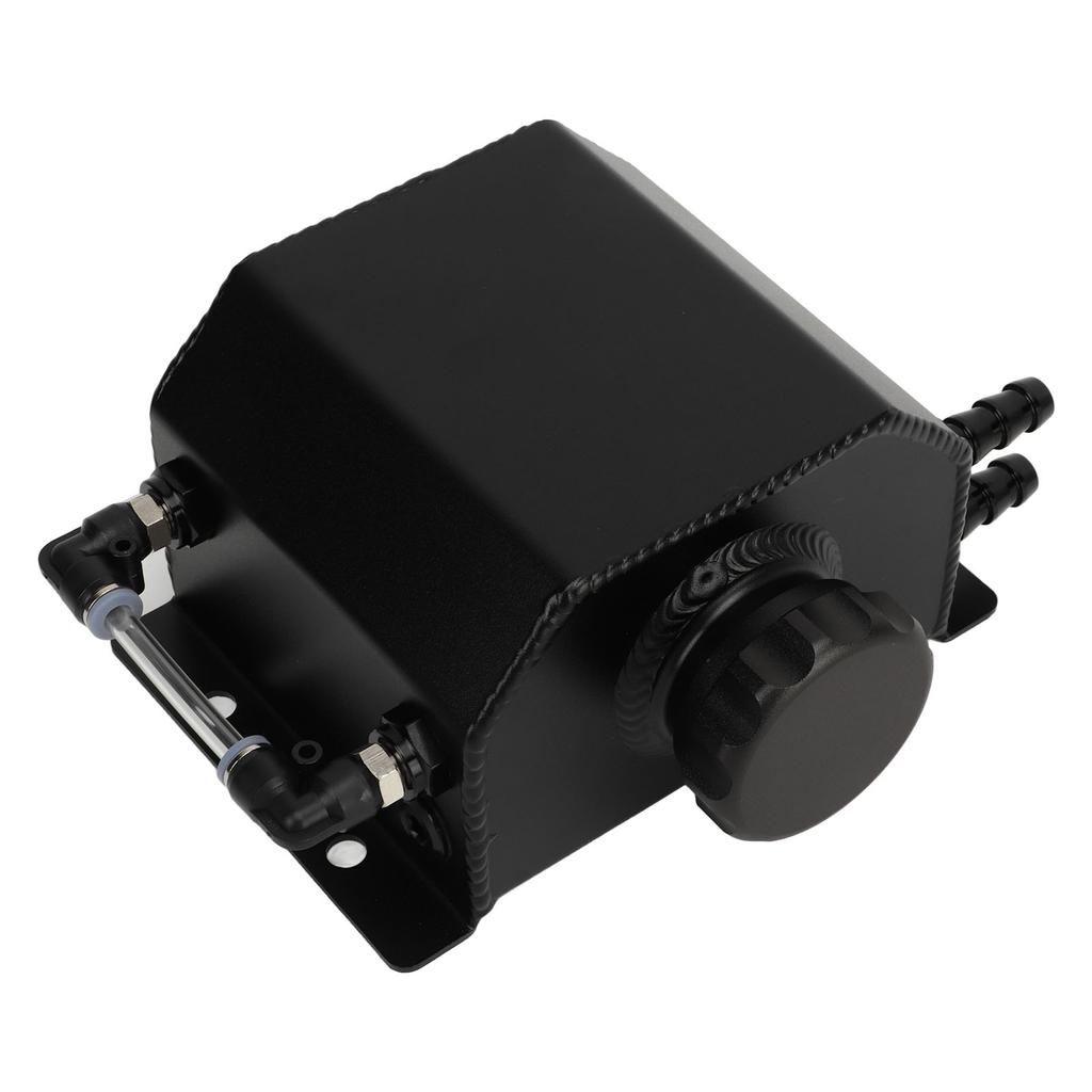 Universal Engine Coolant Expansion Tank 1L Aluminum Alloy Overflow Reservoir Bottle Tank