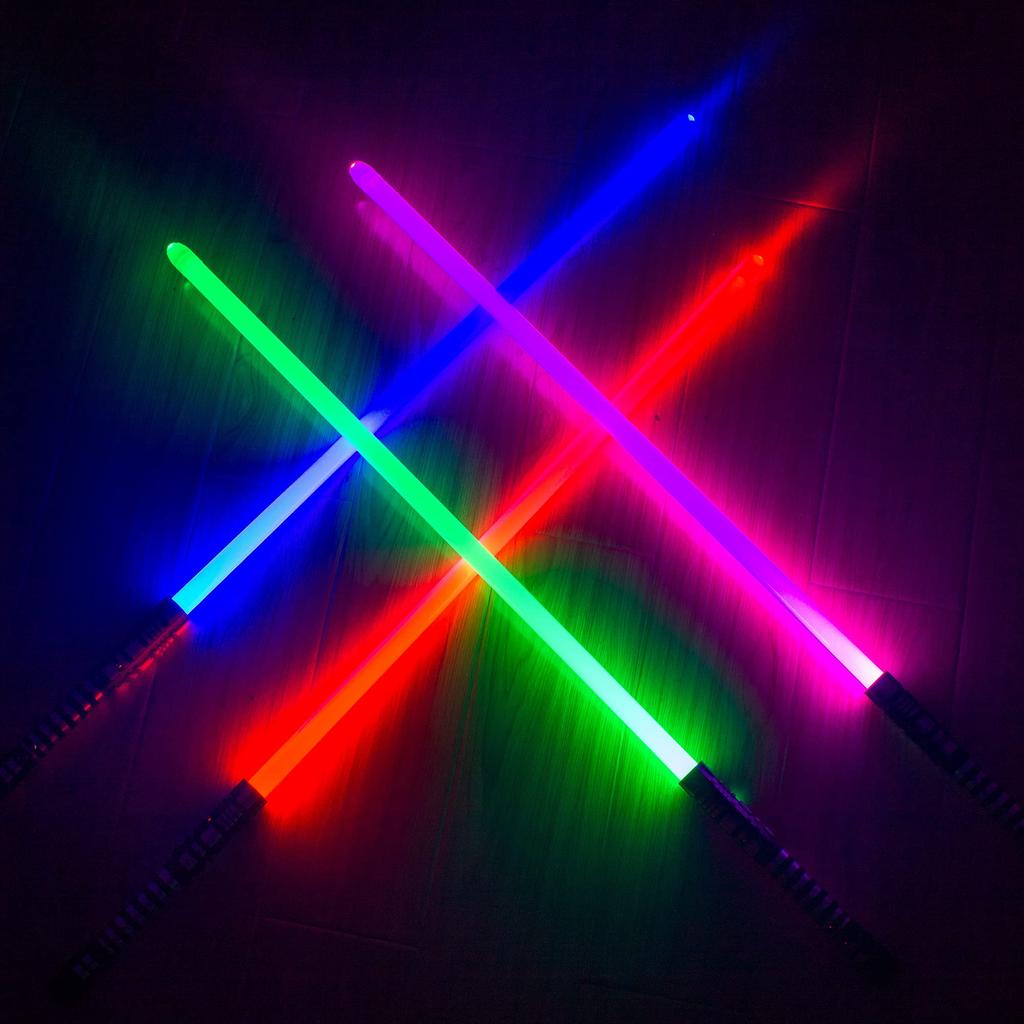 YDD Ghost Premium Force FX Black Series Lightsaber with 16 RGB Color Changes, Metal Aluminum Handle, and 3 Sound Modes for Adults, Perfect for