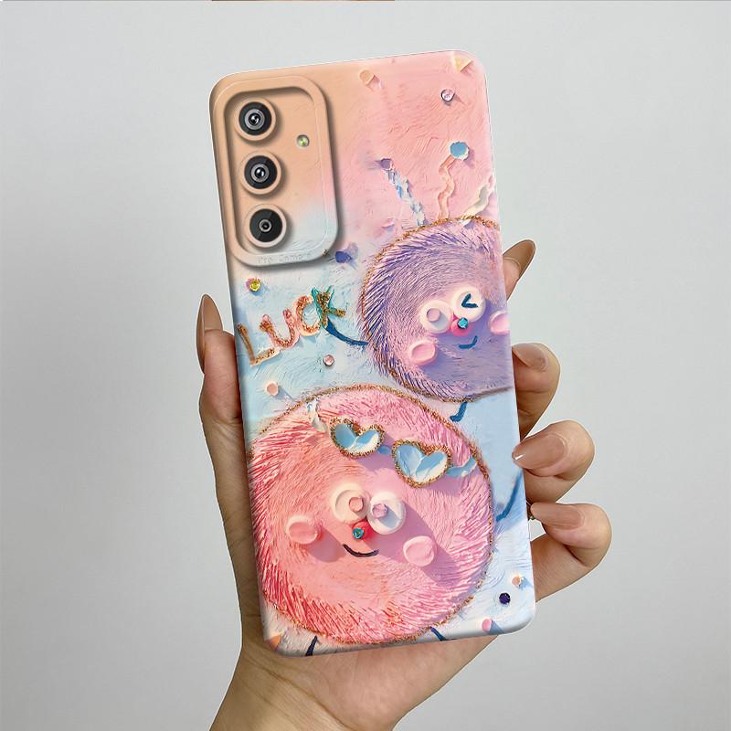 Phone Case for Samsung Galaxy M15 5G F15 5G Fashion Painted Half-wrapped Case Soft Silicon Cases E156 M156 Protection Back Cover