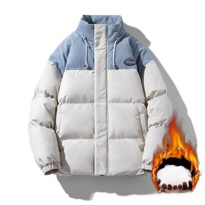 Cotton Clothes Men's Winter New Down Cotton-padded Clothes Loose Warm Stand-up Collar Jacket Casual Thickened Bread Clothes Trendy