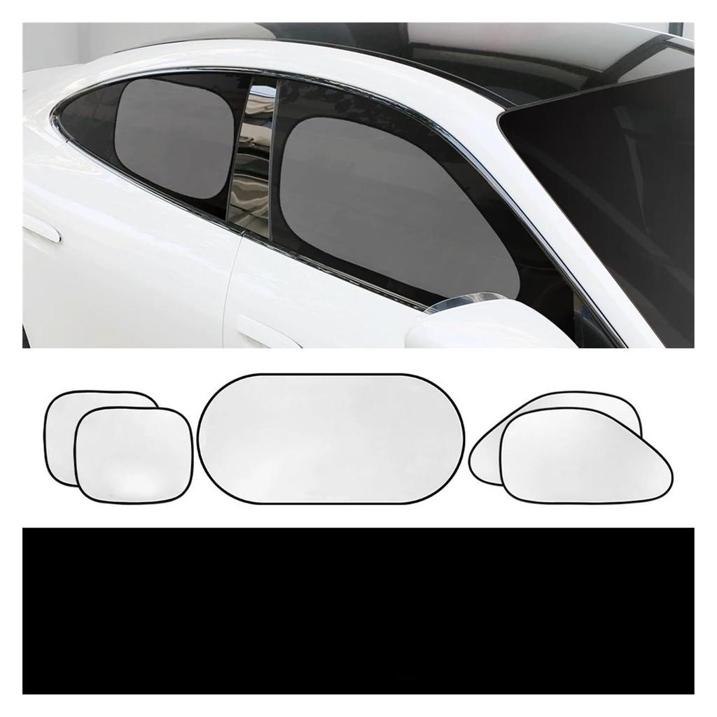 5pcs/set Sidewind Sunshade for Fiat 500 500C 2012 500X 500L Abarth 695 Car Window