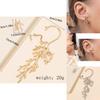 Coral Animal Design Alloy Earrings For Women Trendy Spring 2025