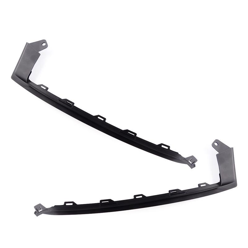 

1 Pair Black Plastic Front Lower Bumper Trim Moulding Fit for Honda Accord Sedan Hybrid 2018 71109TVAA10 71104TVAA10