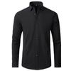 Men's Slim Fit Elastic Shirt, Business Thin Shirt
