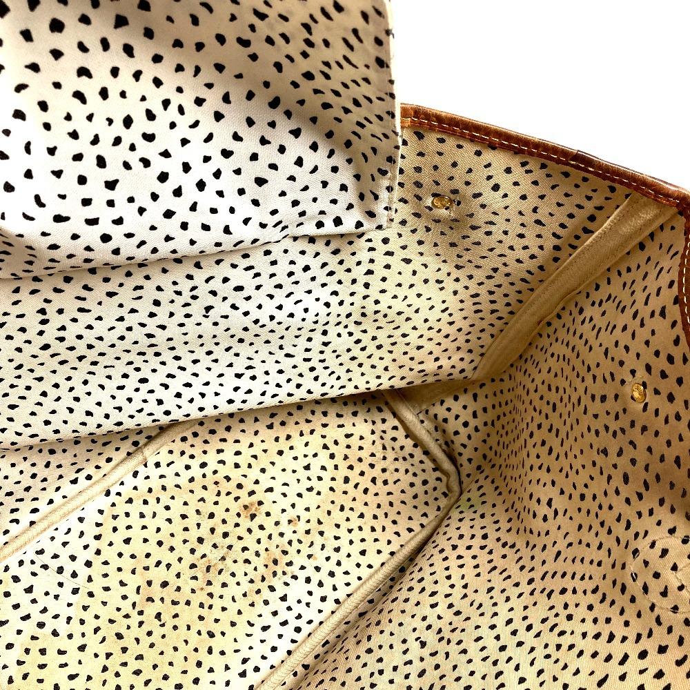 Louis Vuitton M40684  Monogram Pumpkin Dot Neverfull MM Tote Bag Shoulder Bag