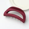 Safe Soft Silicone Hair Claw Matte Anti Collision Hair Clip Strong Grip Hair Barrettes Hair Accessories