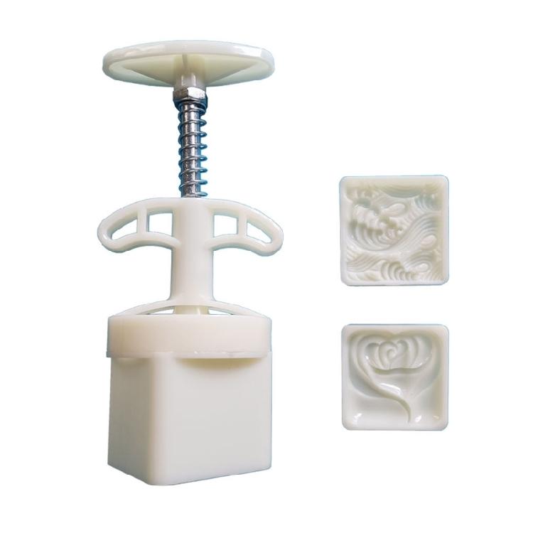 MidAutumn Festival Cookie Cutters Chinese Style Flower Bamboo Shape Hand Press