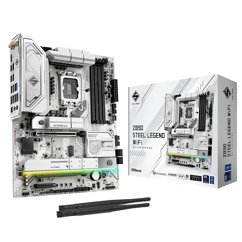 

ASRock motherboard Z890 Steel Legend WiFi Intel CPU Core Ultra (LGA1851) correspondence chipset DDR5 ATX [Domestic authorized distributor product]