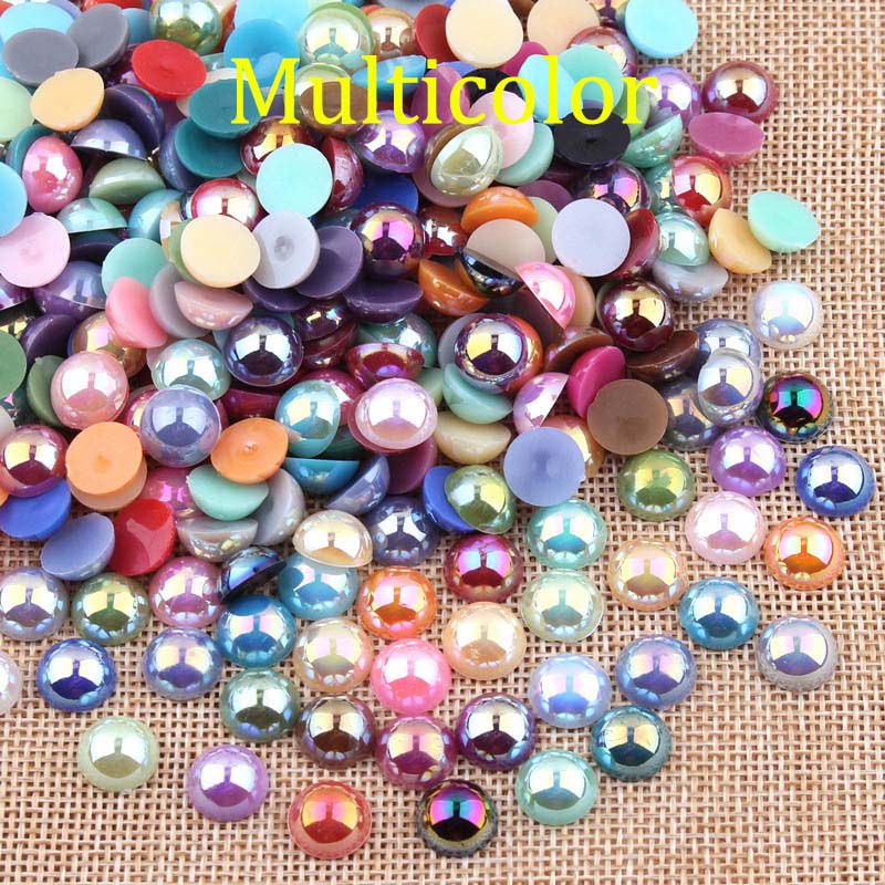 

2/3/4/5/6/8/10/12/14 мм акриловые бусины из АБС-пластика, имитация жемчуга, полукруглые бусины с плоской задней частью AB, цвета, для изготовления ювелирных изделий, аксессуары «сделай сам» 4mm x 300pcs