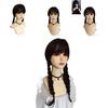 Wednesdays Addams Family Hair Knitting Wig – Halloween Cosplay Party Style