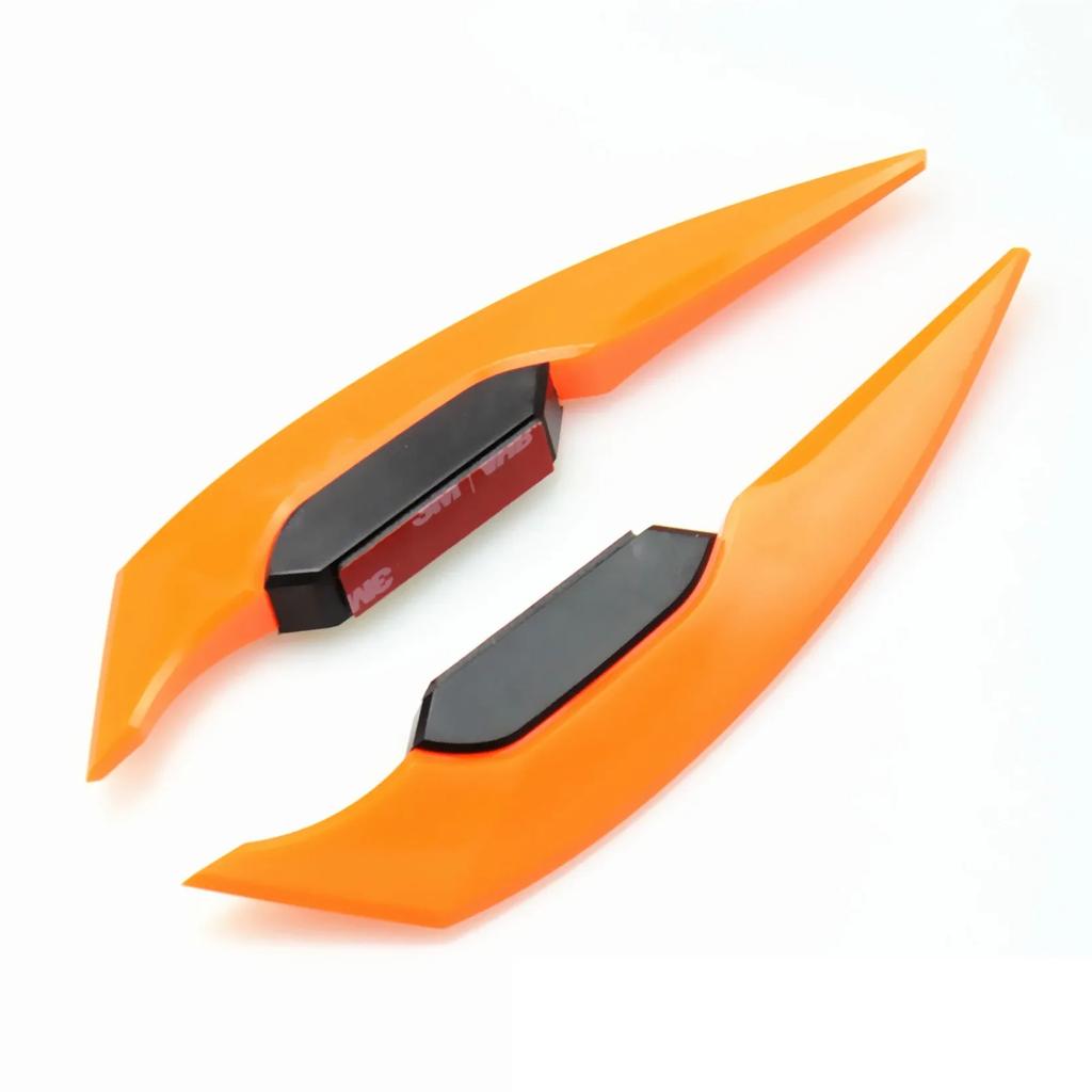 2pcs Motorcycle Winglet Aerodynamic Spoiler Wings High-quality Self-adhesive Motorbike Decoration Sticker Motorcycle Equipments