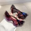 Y2K Frameless Snake Temple Sunglasses with Personalized Fashion Flair