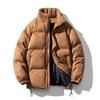 New suede cotton-padded clothes men's cotton-padded jackets trendy winter loose bread clothes fashion cotton-padded jackets