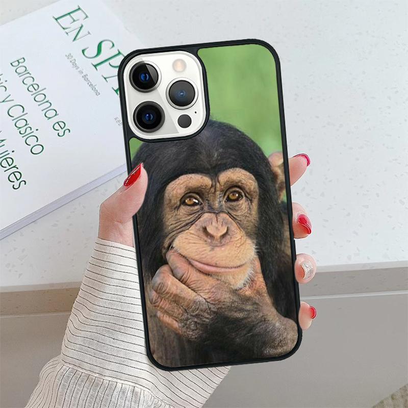 Orangutan Monkey Primates Animal Phone Case cover For iPhone 17 Air 15 16 16e 14 13 12 11 Pro Max Coque For Apple PLUS fundas