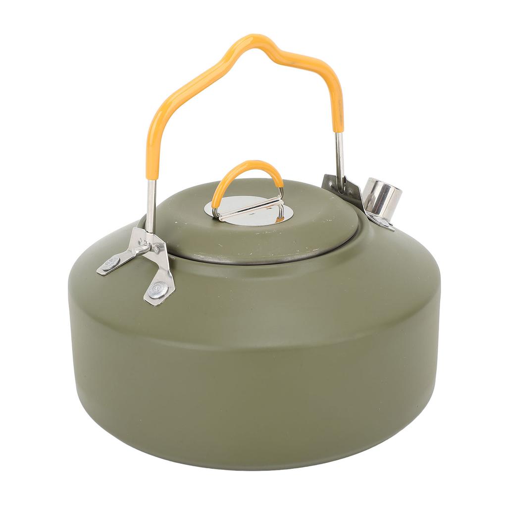 1L Outdoors Kettle Heat Resisting Stainless Steel Teapot Portable Camping Water Kettle with