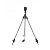 1 Set 360 Rotary Irrigation Tripod Lawn Garden Sprinkler Telescopic Support Sprinkler Head on Tripod Stainless Steel