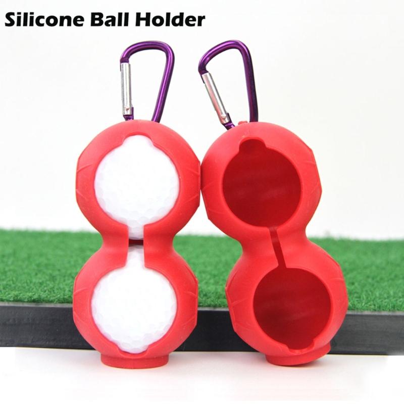 Double Storage Sleeve Golfs Balls Carriers Golfs Balls Holder Case Holder Clip Golfs Balls Holder Balls Marker Holder