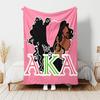 1pc Blanket AKA logo2 Print Design, Lightweight Blanket for Sofa, Bed- Soft &Warm, Gift for All Seasons like Christmas, Halloween