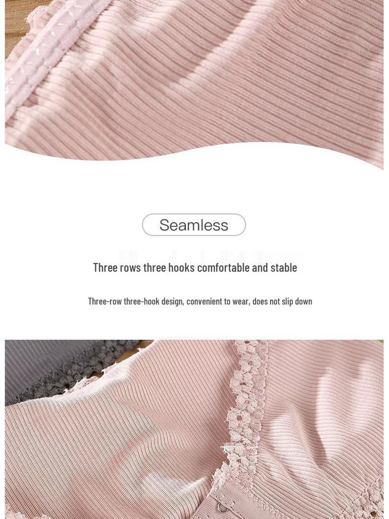 Elegant Lace Anti-Exposure One-Shoulder Strapless Women's Bandeau Top