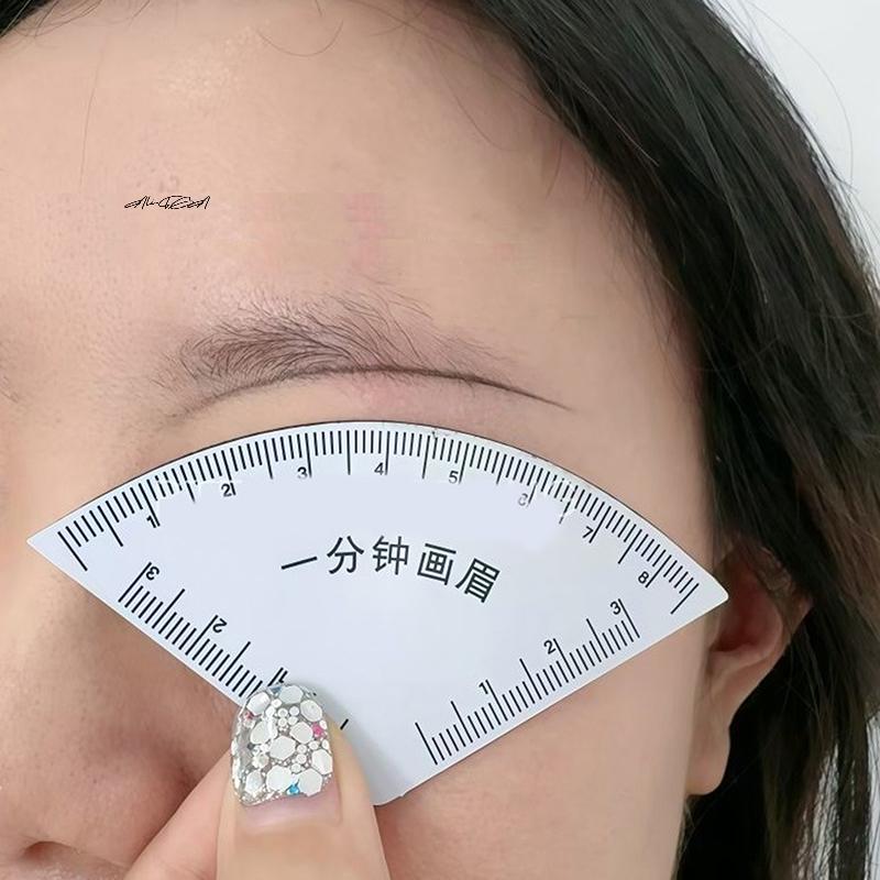 Fast Drawing Eyebrow Design Ruler Microblading Mapping Tool Permanent Makeup Shaping Guide Ruler for Tattoo Supplies Reusable