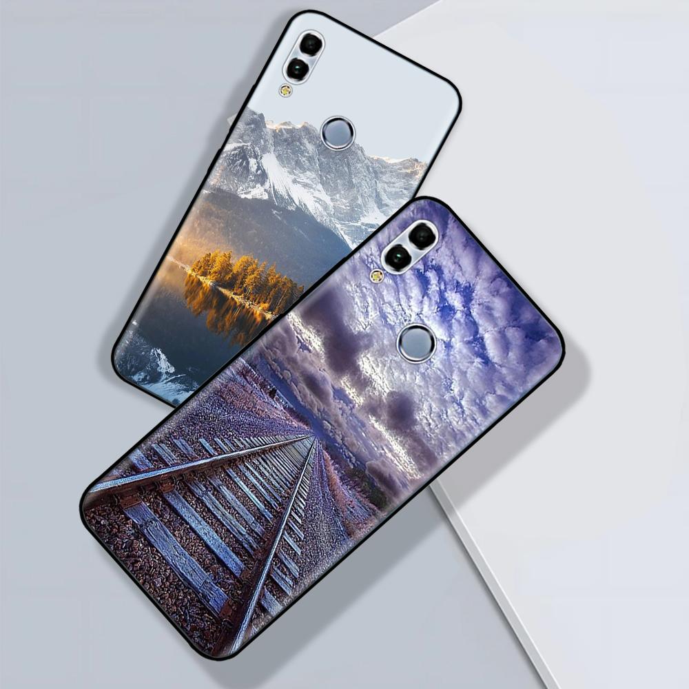 For Huawei P Smart 2019 Case Phone Cases Funny Camera Protection Soft Silicone Back Cover For Huawei P Smart 2019 Shell Fundas