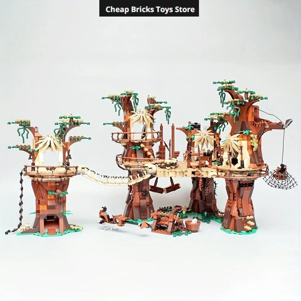 Cheapest Moc Village Bricks Building Blocks Compatible 1990pcs Space Wars Ucs Movie Dispaly Model Birthday Gifts for Teenage Toy