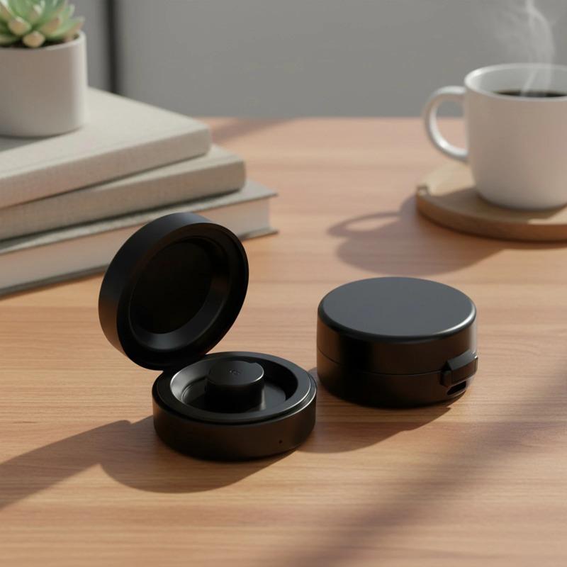 Custodia di Ricarica Portatile Compatta con Cavo USB-C Compatibile per Oura Ring Gen3