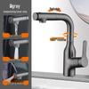 TLXT Bathroom Hot & Cold Pull-Out Basin Faucet