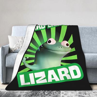 Tom Lizard Meme Hoppers Funny Weirdcore Animals   Fleece Throw Blankets  Blanket for Bedding Couch Super Warm Bedding Throws,