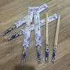 Bayipin Individually Wrapped Blue Blossom Bamboo Chopsticks