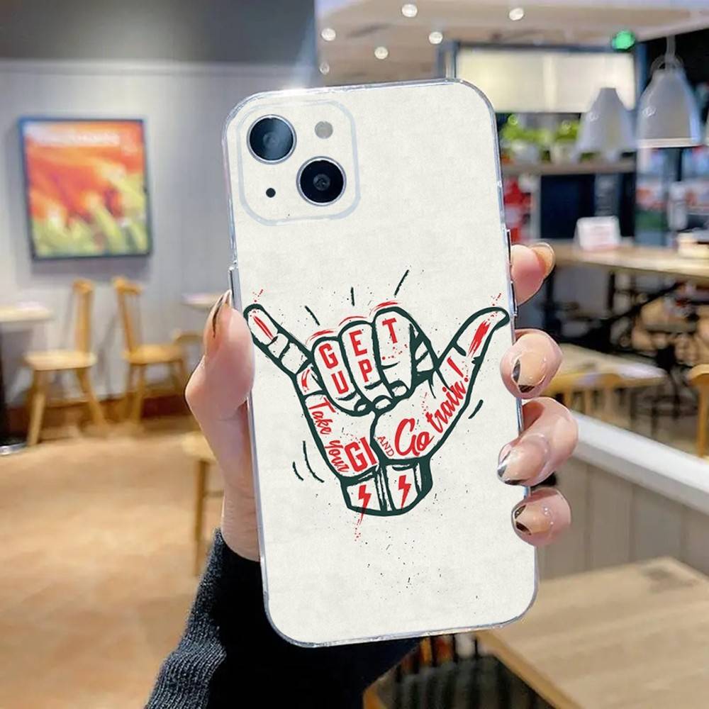 

BJJ Brazilian jiu-jitsu Phone Case For iPhone 16,15,14,13,12,11 Pro,Max,Plus,X,XS,XR,SE,Mini Transparent Silicone Soft iPhone11