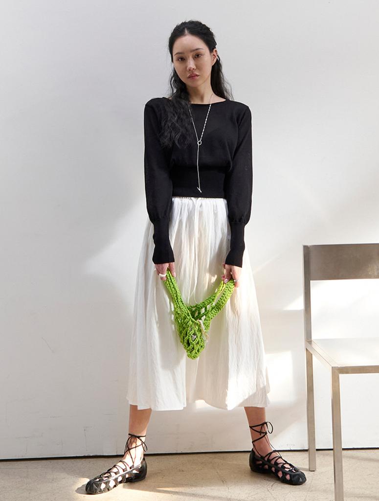Moleubeu13 Blush Pleated Skirt