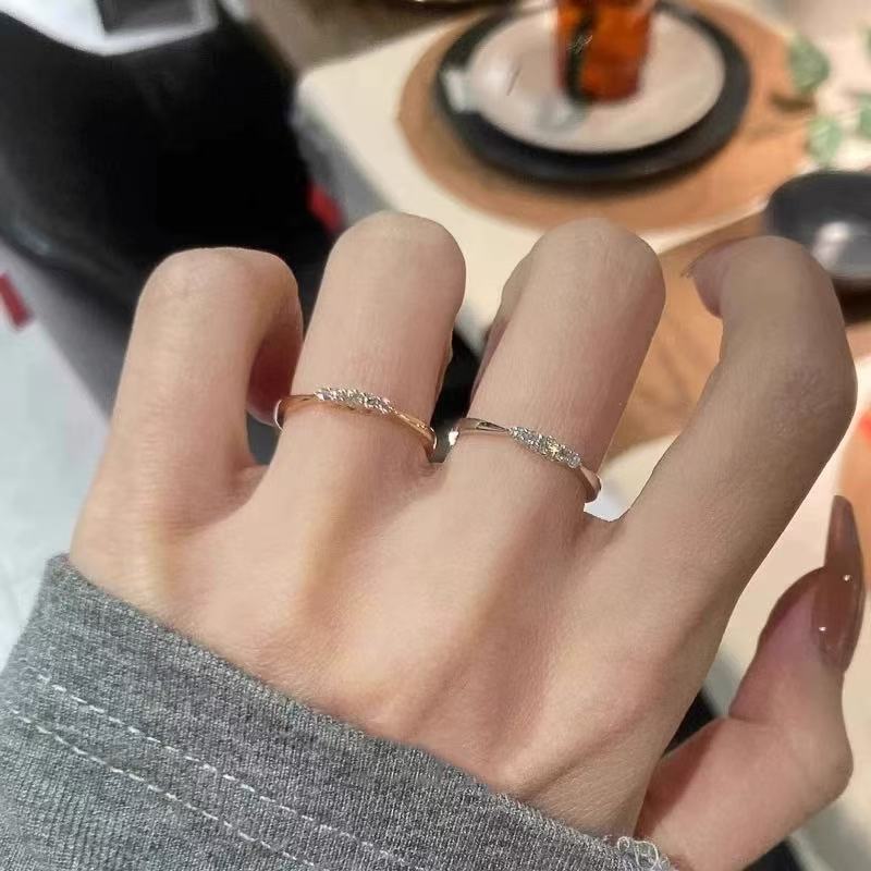 Simple Ring - Women's Unique Design, Exquisite, Luxurious, High-Class, Versatile, Plain Ring for Index Finger