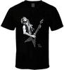 Randy Rhoads Guitar T Shirt Graphic Tee Mens Shirt Black