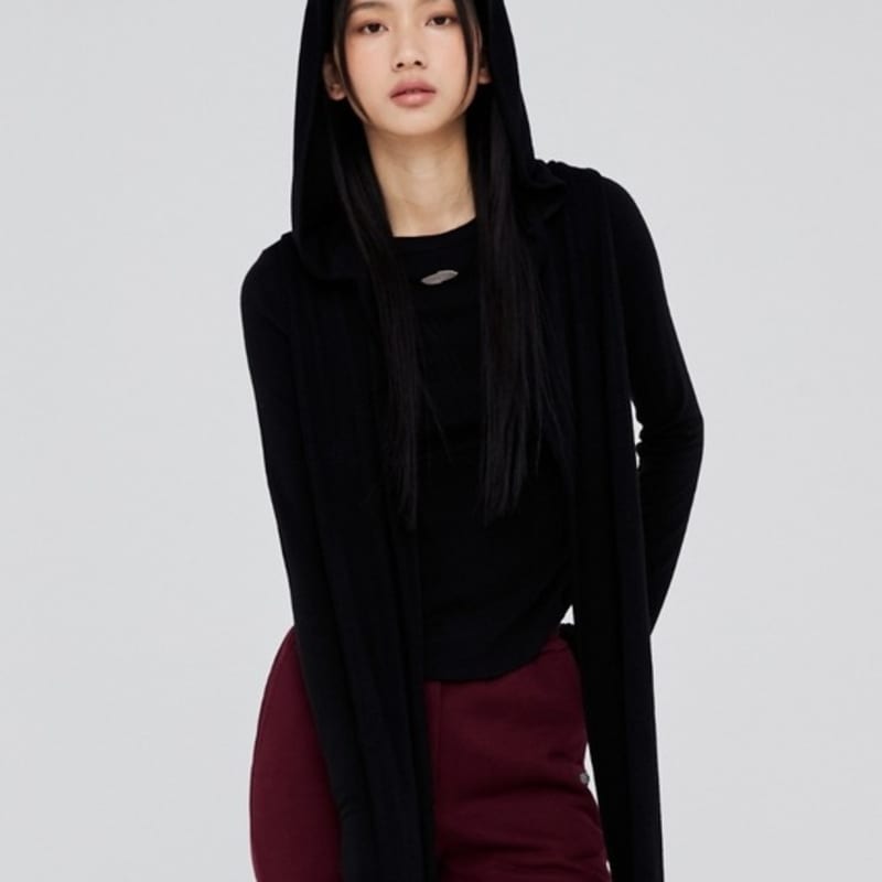 

Худи-шарф OPENING PROJECT W 2Way - Черный FREE