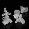50pcs White Green Treble Hook Protector Covers Set with Slots Sleeves for Tangle-Free Safe Fishing Tackle Storage Organizer 1-5# 260319