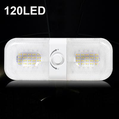 RV LED Ceiling Lamp Highlight Variable Light with Three Colors Electrodeless Dimming Cab Reading Light 12-24V Compartment Light