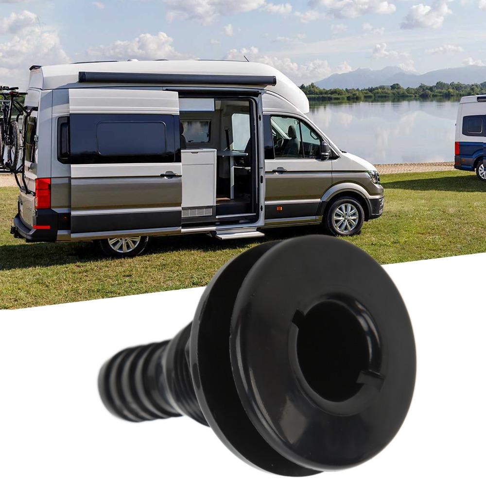 Multi-size Boat Through Hull Connector Black White Thru Hull Fitting ABS Plastic Straight Through Drain Outlet Boats