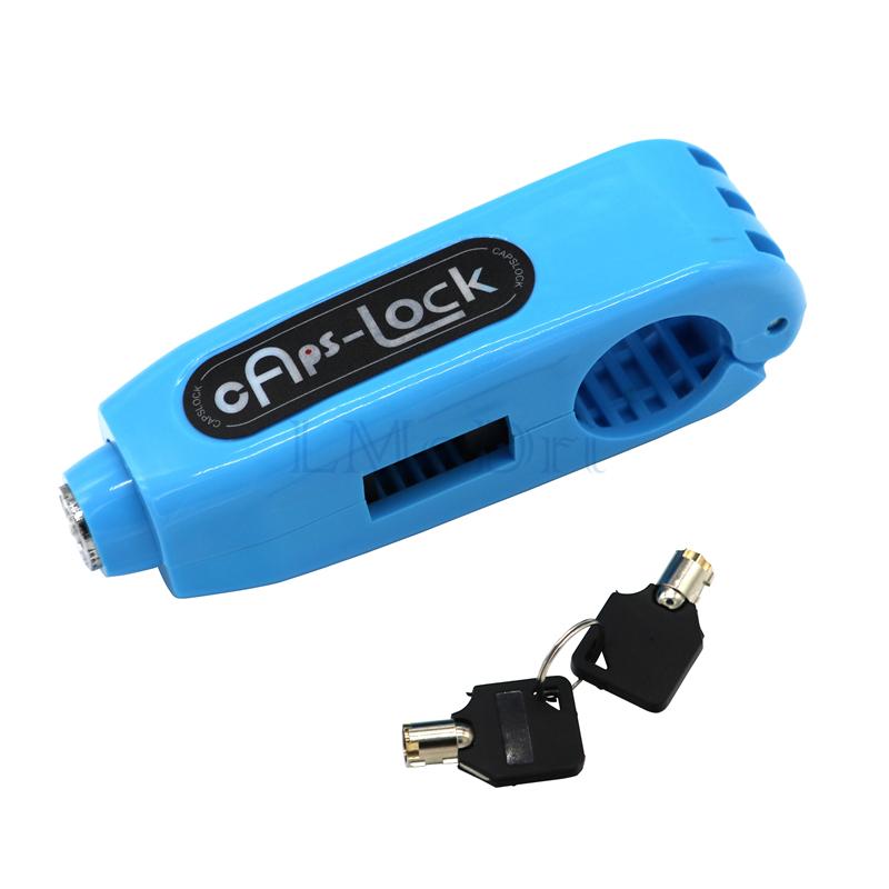 LMoDri Universal Motorcycle Lock Scooter Handlebar Safety Lock Brake Throttle Grip Anti Theft Protection Security