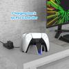 Dual Fast Charging Dock Station for PS5 Controllers, Plug & Play Contact Charger with LED Indicator Lights